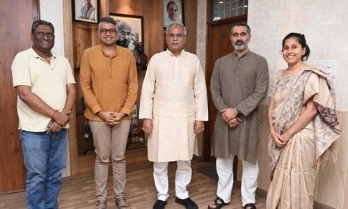 मुख्यमंत्री भूपेश बघेल से सतत विकास लक्ष्यों के क्षेत्र में कार्य करने वाले प्रवासी भारतीय विशेषज्ञों ने की मुलाकात….