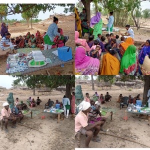 पण्डो बहुल गांवों में किया गया स्वास्थ्य शिविर का आयोजन…..