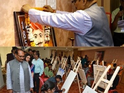 मंत्री डॉ. टेकाम ने शहीद वीर नारायण सिंह स्मृति राज्य स्तरीय चित्रकला प्रतियोगिता का किया शुभारंभ….