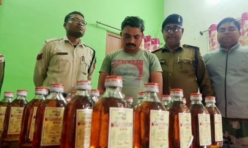 तीस पाव अंग्रेजी शराब के साथ एक आरोपी गिरफ्तार, राजपुर थाना पुलिस की कार्यवाही….