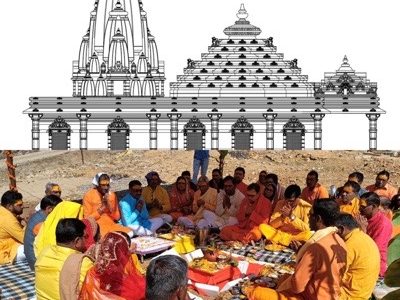 नवीन भव्य शिव मंदिर का होगा निर्माण, अखण्ड रामायाण पाठ भूमि पूजन के साथ हुई शुरूवात…..