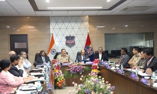 छत्तीसगढ़ राज्य के सीमावर्ती राज्यों के पुलिस अधिकारियों की समन्वय बैठक हैदराबाद में सम्पन्न….
